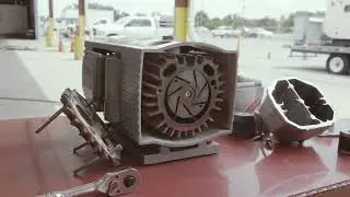 Air Compressor Maintenance - Replacing a Vane - ESD Waste2Water