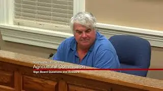 Agricultural Commission: November 14, 2018