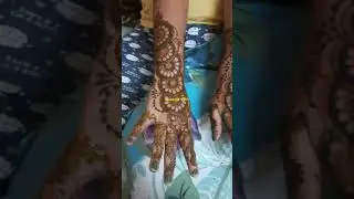 mehandi work #art #easy #henna #finger #mehendi #drawing