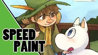 First Day of Spring -- Moominvalley Speedpaint