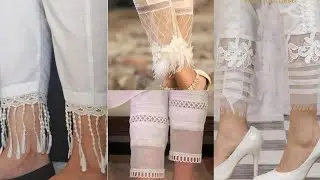 WHITE TROUSER DESIGNS FOR GIRLS | SUMMER WHITE TROUSER DESIGN 2023 | NEW&nbsp;#WHITETROUSER&nbsp;DESIGNS 2023