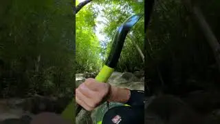Final drop on Debris Field, West Fork Tuckasegee #pyranhakayaks #ripper2 #whitewaterkayaking #wnc