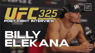Billy Elekana | UFC Post Fight interview