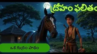 Telugu Moral Story | విశ్వాసం మనలను కాపాడుతుంది | Village  Story in Telugu | Loyal Horse & Farmer.