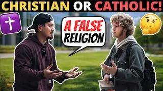 CATHOLIC Learns The TRUE Gospel From Christian Evangelist!