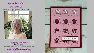 Live with Stamping With Melva - Stampin' Up!&reg; Sunshine & Tulips Shaker Card
