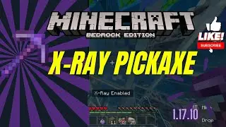 How to: XRAY PICKAXE MINECRAFT BEDROCK EDITION
