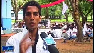 Students in Veterinary University on Strike