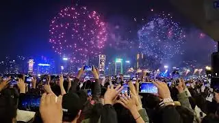2024 New year Fire work Hong kong 🎉