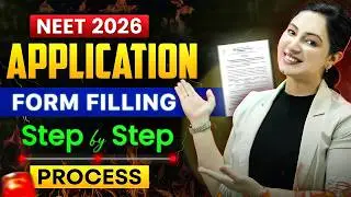 NEET 2026 Form Filling Process |Step-By-Step Online Application Guide #neet2026 #neetaspirants #neet