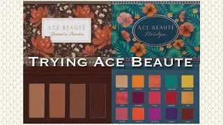 Trying Ace Beaute Cosmetics