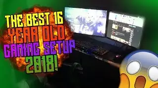 THE BEST 16 YEAR OLD GAMING SETUP/ROOM TOUR OF 2018