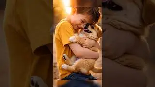 ''Tomi This onle but 1 friend🥰.  #trend #puppy #ai