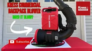 Kress Commercial 60V Blower Unboxing/Demo KC500.9 @kressnorthamerica