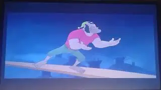 Peter Pan 2 Return To Neverland Flying Jolly Rogar Pirate Ship Scene 
