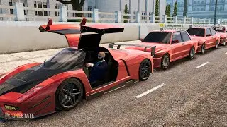 🚨 GEISELNAHME AN DER TANKSTELLE! | Fraktion 06GCars06 vs Polizei in Onestate Lomita 🔥🦁