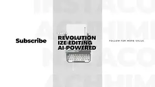 Revolutionize video content AI-powered editing tools  🎬🤖