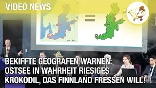 Bekiffte Geografen warnen: Ostsee in Wahrheit riesiges Krokodil, das Finnland fressen will!
