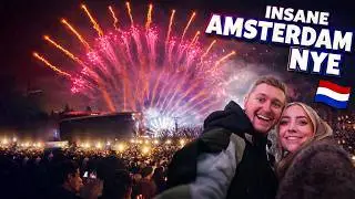 Безумный фейерверк в Амстердаме на Новый год! 🧨🎆