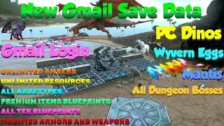 Ark mobile: New Mod Gmail Save Data😲 | PC Dino Mod | Gmail save data 3 | Soa Squad