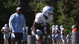 UNC Football: Coach Charlton Warren Mic'd Up at Training Camp