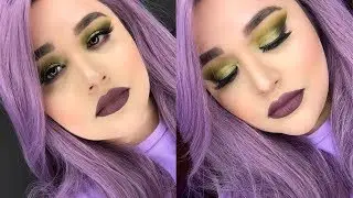 SMOKEY GREEN EYESHADOW TUTORIAL - MORPHE 35M PALETTE | ALEXDALEO