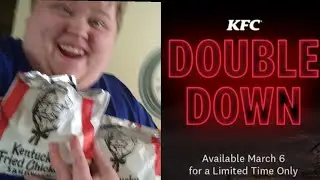 KFC Double Down Chicken Sandwich | Funny Food Review