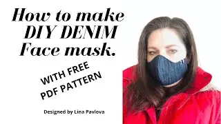 DIY Face Mask Tutorial From Denim |  Reuse Old Clothes | Diy Jeans