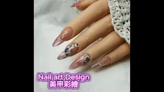 Nail art Design | Painting on nails 美甲彩繪 (Nail Art Tutorial 美甲教程) #nailart #nails #美甲 #naildesign