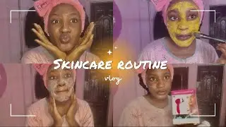 My skincare routine | DIY turmeric face mask | 5 in 1 beauty care massager   #skincare#trending