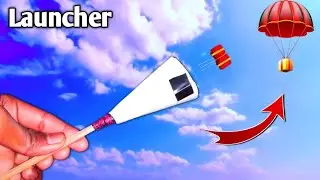 How To Make Parachute Launcher At Home || Parachute Launcher Jaiki Of King