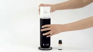 Bedroom Oasis: Fabric - Wrapped Hotel Diffuser with Candlelight