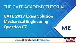 GATE Exam Preparation | GATE 2017 Exam Solution | Mechanical Engineering |  Strength of Materials-2