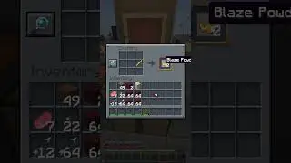 Minecraft Guide: How to craft Blaze Powder #shorts #minecraft #shortvideo #tutorial #memes #gaming