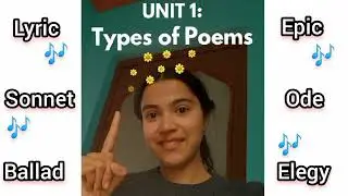 👉what is Lyric |Types of Poems in British poetry| unit-1 b.a 3rd sem #sdsuv #notes #lyrics #english 