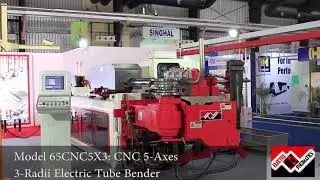Model 65CNC5X3: CNC 5-Axes 3-Radii Electric Tube Bender
