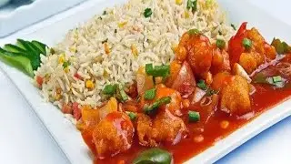 ￼ Manchurian rice in 15 mins by Fatima food secrets 🥘