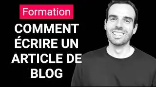 Comment &eacute;crire un article de blog SEO