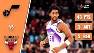 Brice Sensabaugh - 43 Points, 5 Three-Pointers, 2 Assists vs Bulls - 2025-26 Regular Season