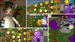 Plants vs Slendytubbies aventura 5-9 Tejado Episodio Final para PC ❤