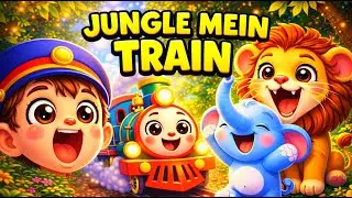 Chuk Chuk Train Song 🚂 | Jungle Safari Cartoon | Janwar Wala Gana | Little Bubloo