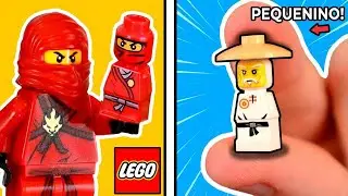 Transformei o Ninjago em miniatura...