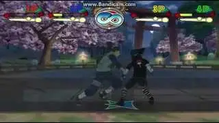 Naruto: Clash Of Ninja 2 on dolphin emulotar - Sasuke Wins
