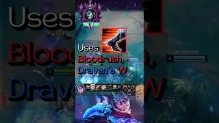 Как игроки Challenger Draven используют Bloodrush #leagueoflegends #shorts