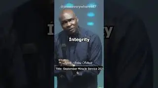 Integrity | Apostle Joshua Selman