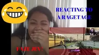 A RAGETAGE BY FAZE JEV REACTION!