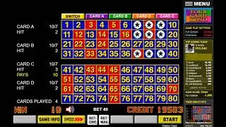 Four Card Keno: 7 Spots Patterns