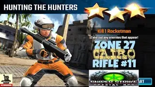 Campaign Zone 27 Cairo Hunting the Hunters Rifle mission #11 Sniper strike : special ops