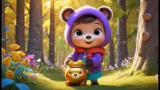 Contando osos en el bosque de miel | Canci&oacute;n de rimas infantiles para ni&ntilde;os