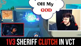SEN Zombs Reacts To Crazy Sheriff 1V3 Clutch | NAVI VS TS